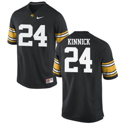 Men Iowa Hawkeyes #24 Nile Kinnick College Football Jerseys-Black